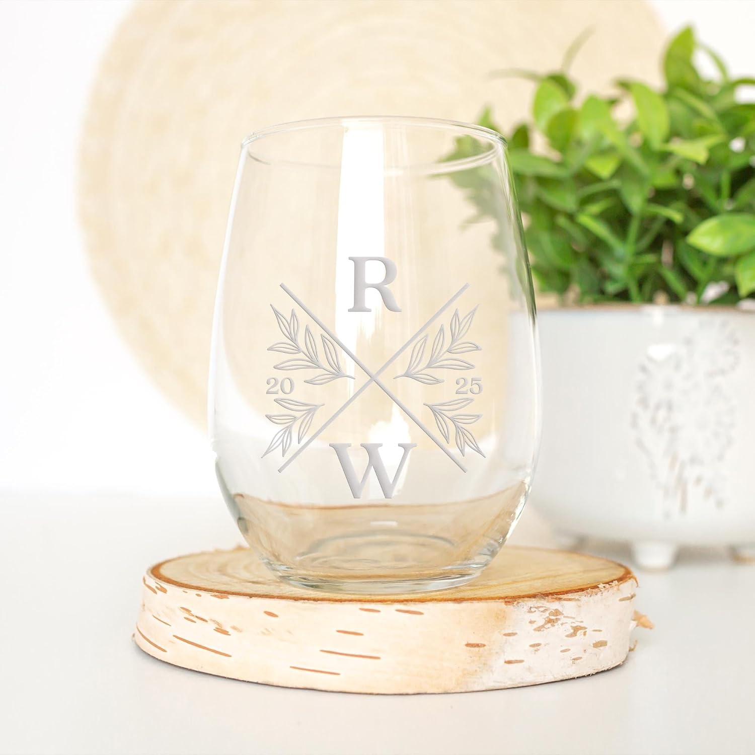 Personalized Wedding Gift Wine Glass, Gifts For Couple, Bridal Shower, Newlywed Keepsake - 1 Pack - Image 7