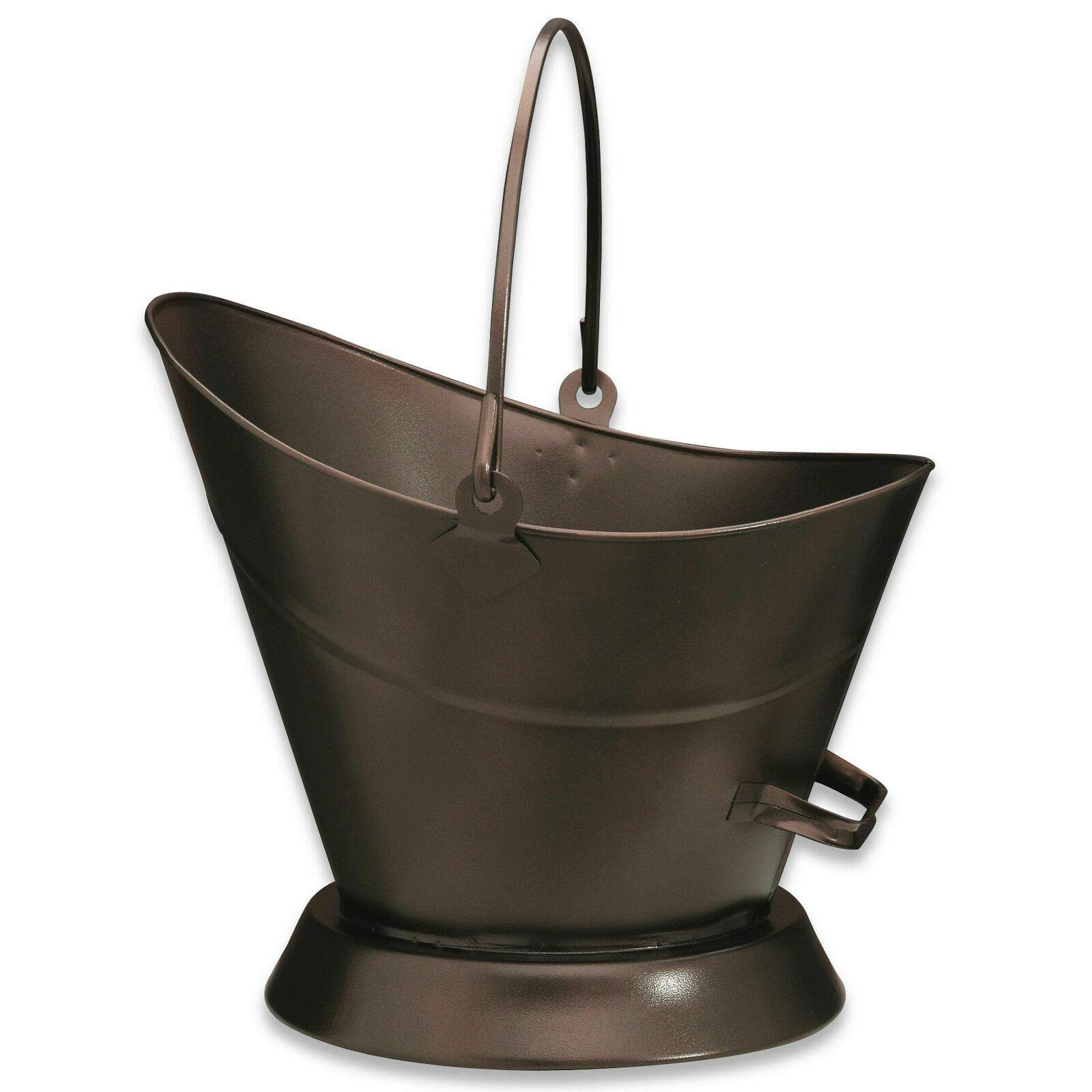 S&Mc Homeware Bronze Heavy Duty Steel Waterloo Coal Bucket Metal Fireside Scuttle