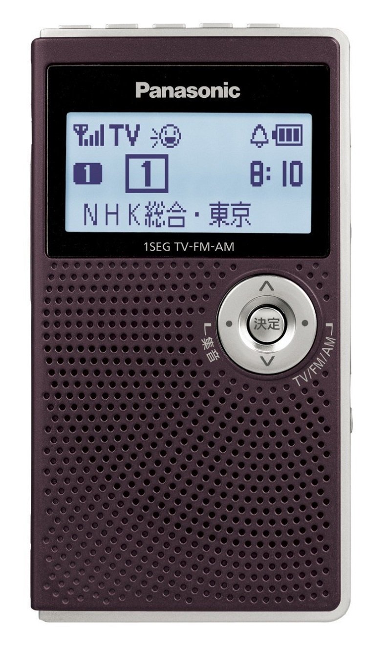 Amazon.co.jp: パナソニック ワンセグTV音声-FM-AM3バンドレシーバー 
