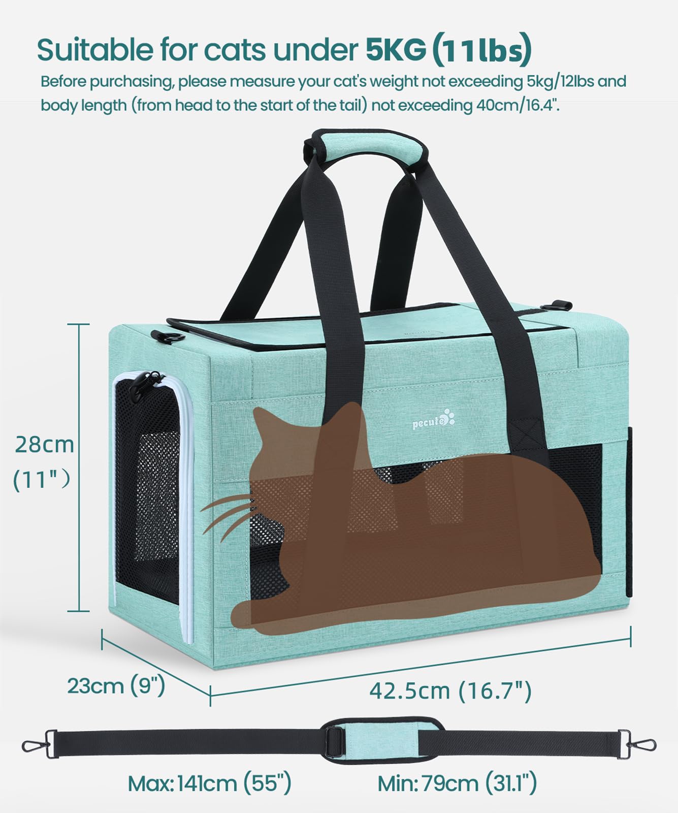 Sac De Transport Pecute Pecute Sac De Transport Pour Chat, Cadre