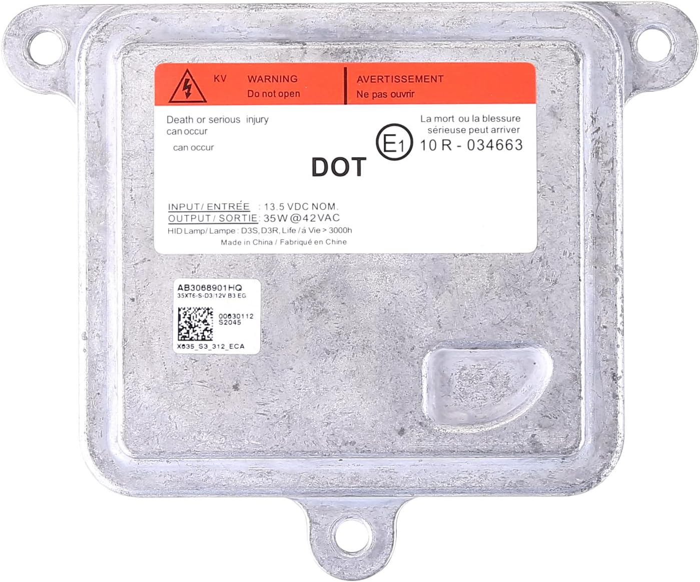 2PCS Xenon HID Headlight Ballast with Igniter & D3S Bulb for Model S 2012-2015 for Hyundai Sonata 2014 for Land Rover Range Rover Evoque for Jaguar XF XFR for Focus 2011-2014 10R-034663 9285304244S