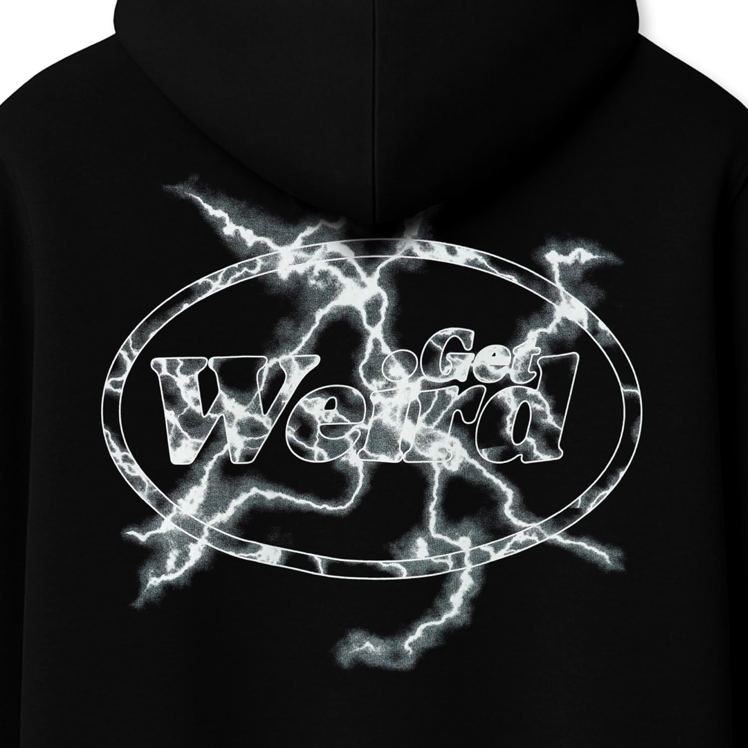 Get Weird unisex-adult Lighting Hoodie-black - Image 3