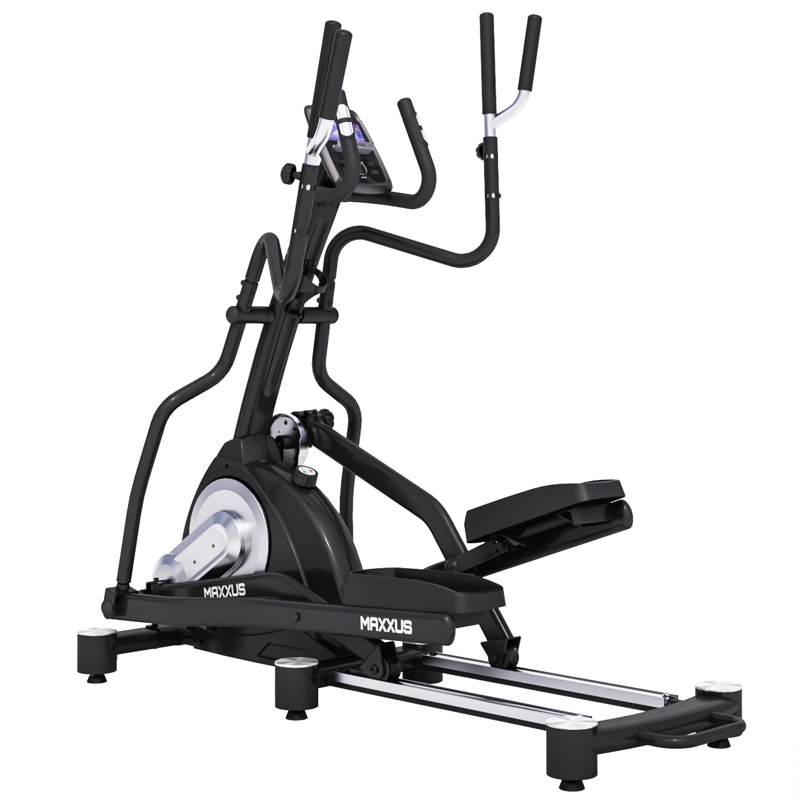 MAXXUS Crosstrainer für Zuhause – CX-Serie Ellipsentrainer mit 51–58 cm Schrittlänge, 24–29 kg Schwungmasse, App-Steuerung, 16 Widerstandsstufen & Magnetbremse