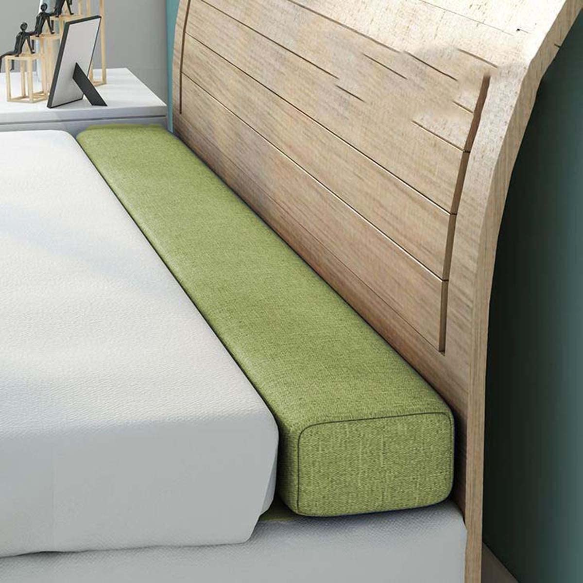 CALLYRIUM Bed Pillow Custom Size Headboard Gap Filler, Long Headboard Mattress Gap Rectangle Filler, Thick Foam Bolster Sofa Armrest Pillow Cushion, Removable Washable