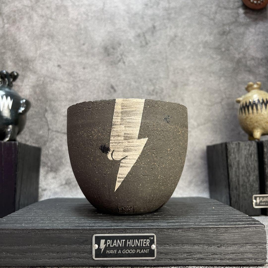 PLANT HUNTER 手作リ オリジナル作品 植木鉢 陶器鉢No3