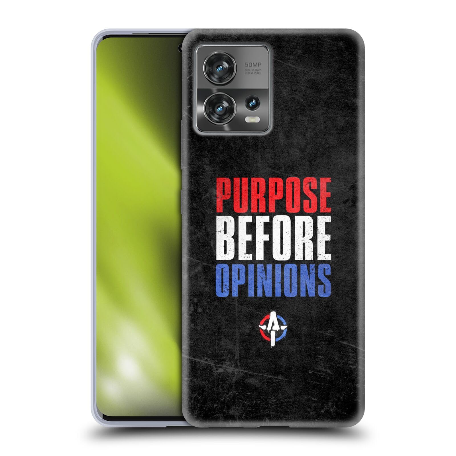 Head Case Designs Officially Licensed WWE Purpose Before Opinions Austin Theory Soft Gel Case Compatible with Motorola Moto Edge 30 Fusion