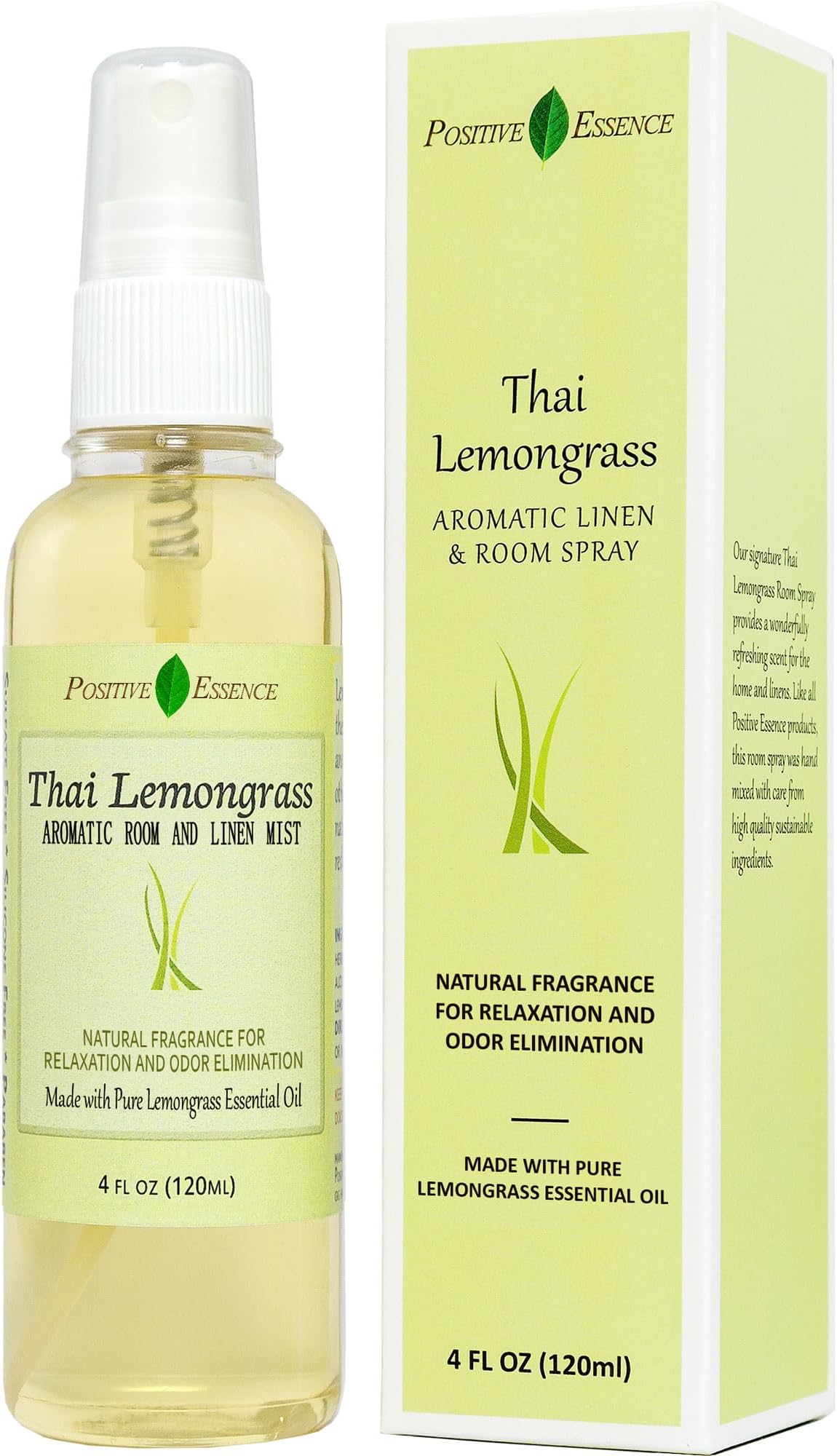 - Thai Lemongrass Linen and Room Spray, Natural Air Freshener Made with Pure Lemongrass Essential Oil, Bathroom Air Freshener or Calming Pillow Spray