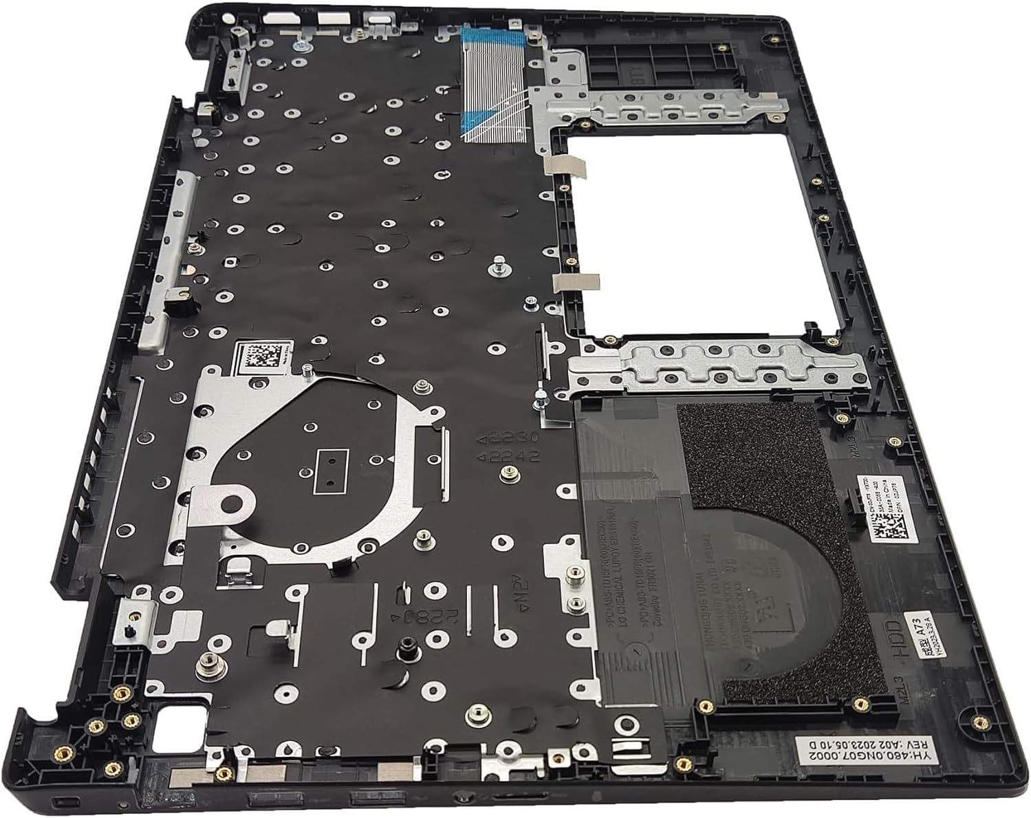 New Replacement for DELL Latitude 3520 E3520 Laptop Upper Case Palmrest Non-Backlit Keyboard Touchpad Assembly 0DJP76 DJP76