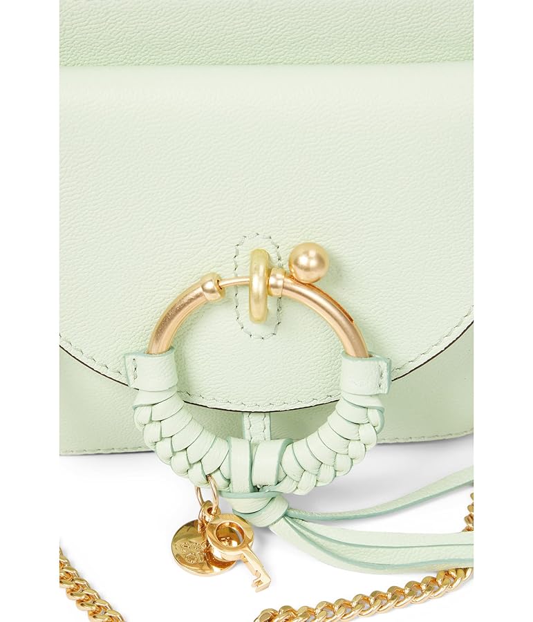 即発 SEE BY CHLOE JOAN MINI LOGO PRINT CHS21AS975982 Amazon.com: See by Chloe Joan Mini Crossbody Pastel Green