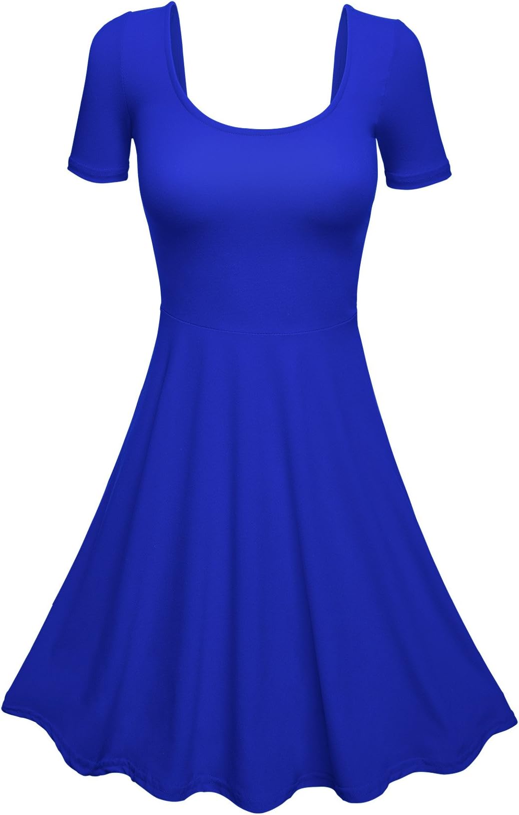 Women's Cocktail Dress Garden Party Flare Dress Medium Royal