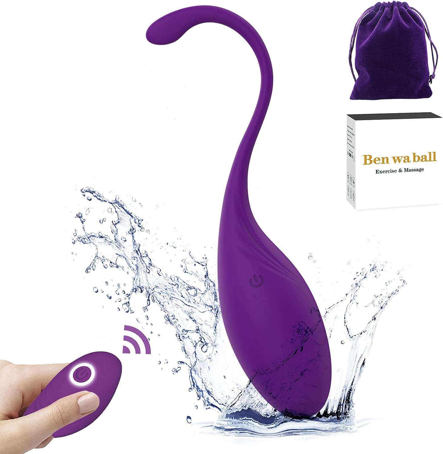 Buy Kegel Balls For Women Kegel Exercise Products Is Suitable For Beginners Advanced Ben Wa Balls Bladder Control Pelvic Floor Tightening And Exercises Flexible Silicone 10 Modes Purple Online In Turkey