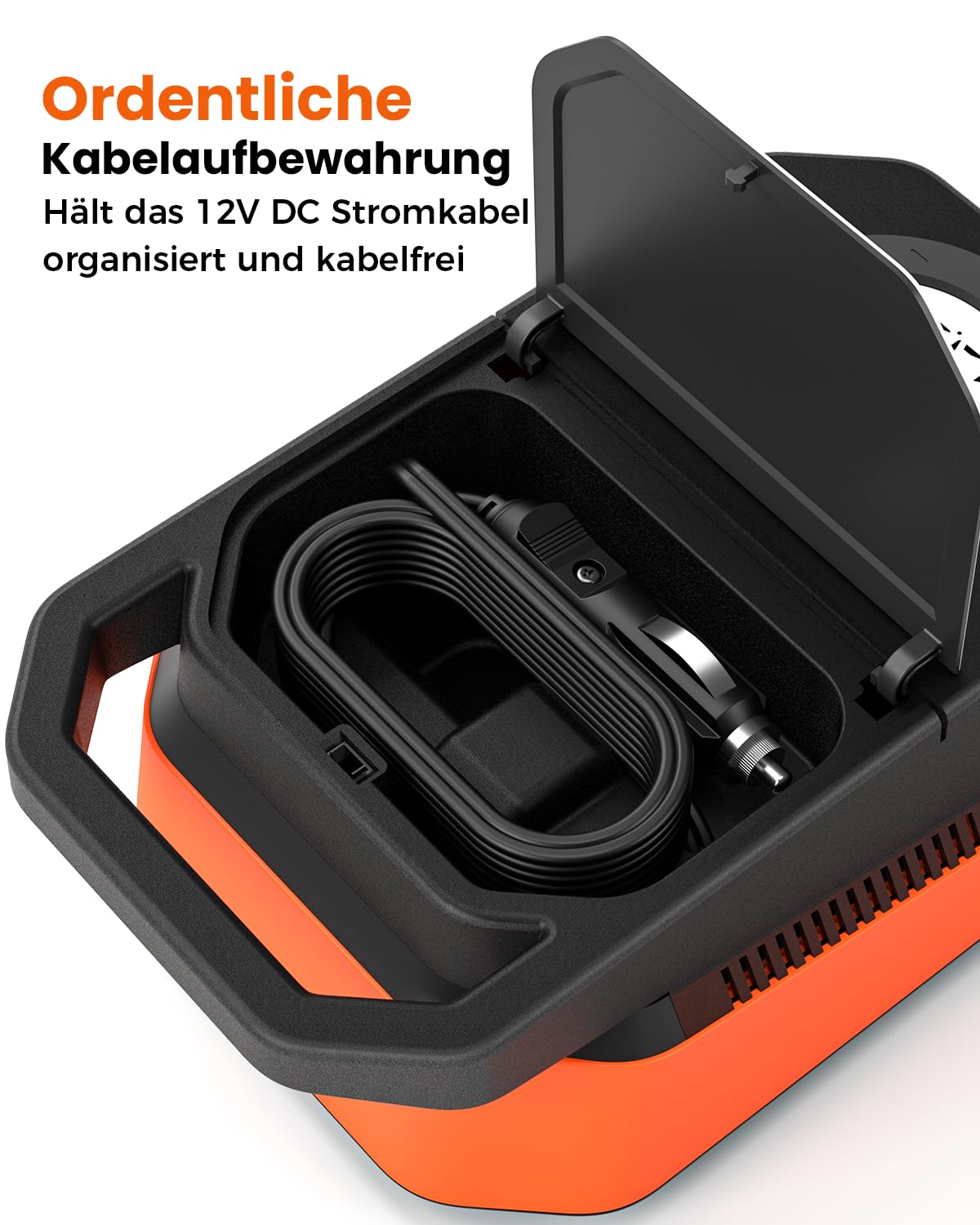 ETENWOLF S4 Elektrische SUP Pumpe, 1,4 bar Hochdruck 12V DC Luftpumpe mit Auto-Stopp & Deflation, 4X schneller elektrische Bootspumpe für Stand Up Paddle Board, Kajak, Luftmatratze, Zelt, Aufblasbare