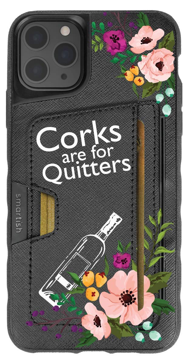Smartish - Corks are for Quitters - iPhone 12 Mini Slim Case - Gripmunk [Lightweight + Protective] Thin Cover - Fits iPhone 12 Mini