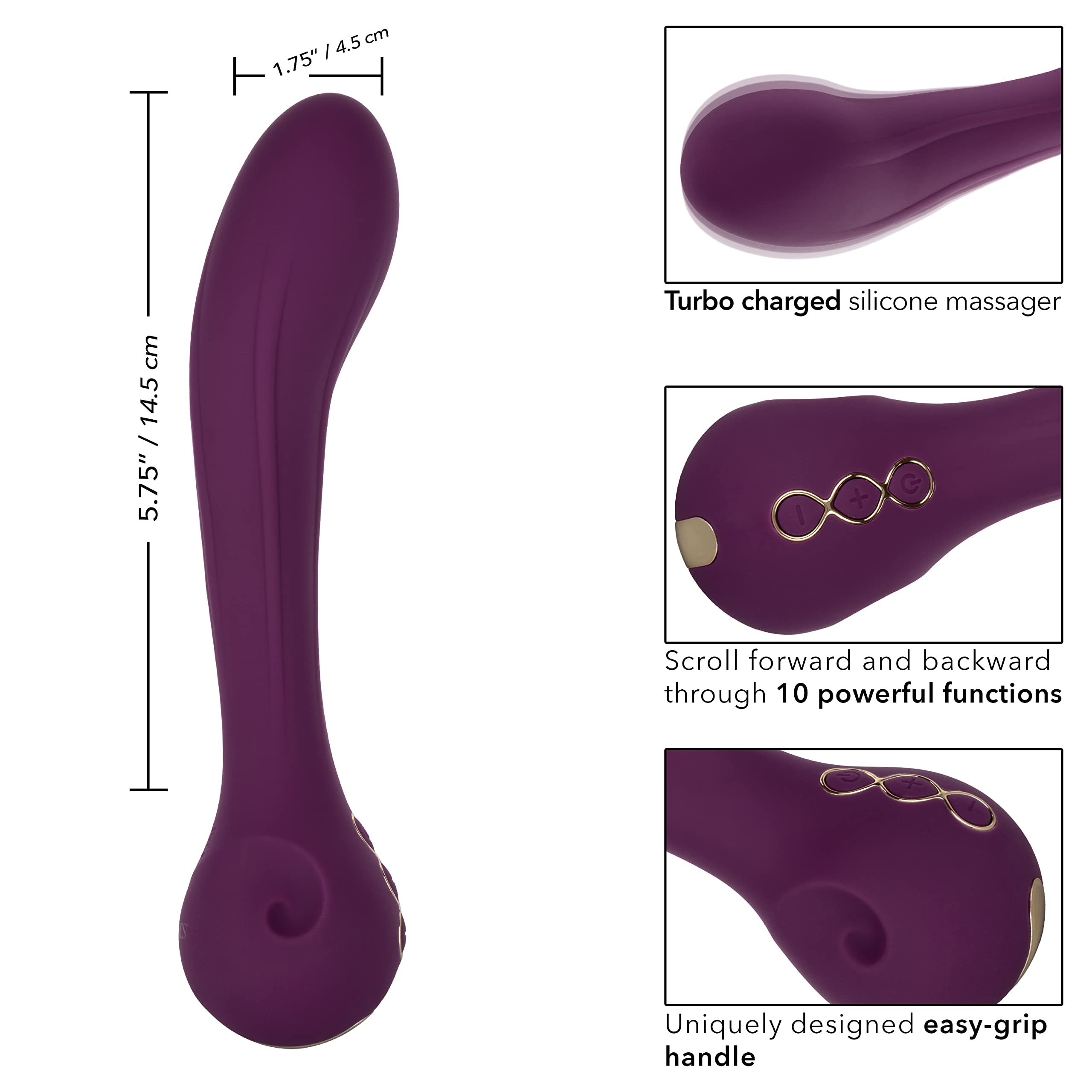 Amazon.com: CalExotics Obsession Passion Vibrator – Premium Rechargeable  Silicone Massager Sex Toy for Women