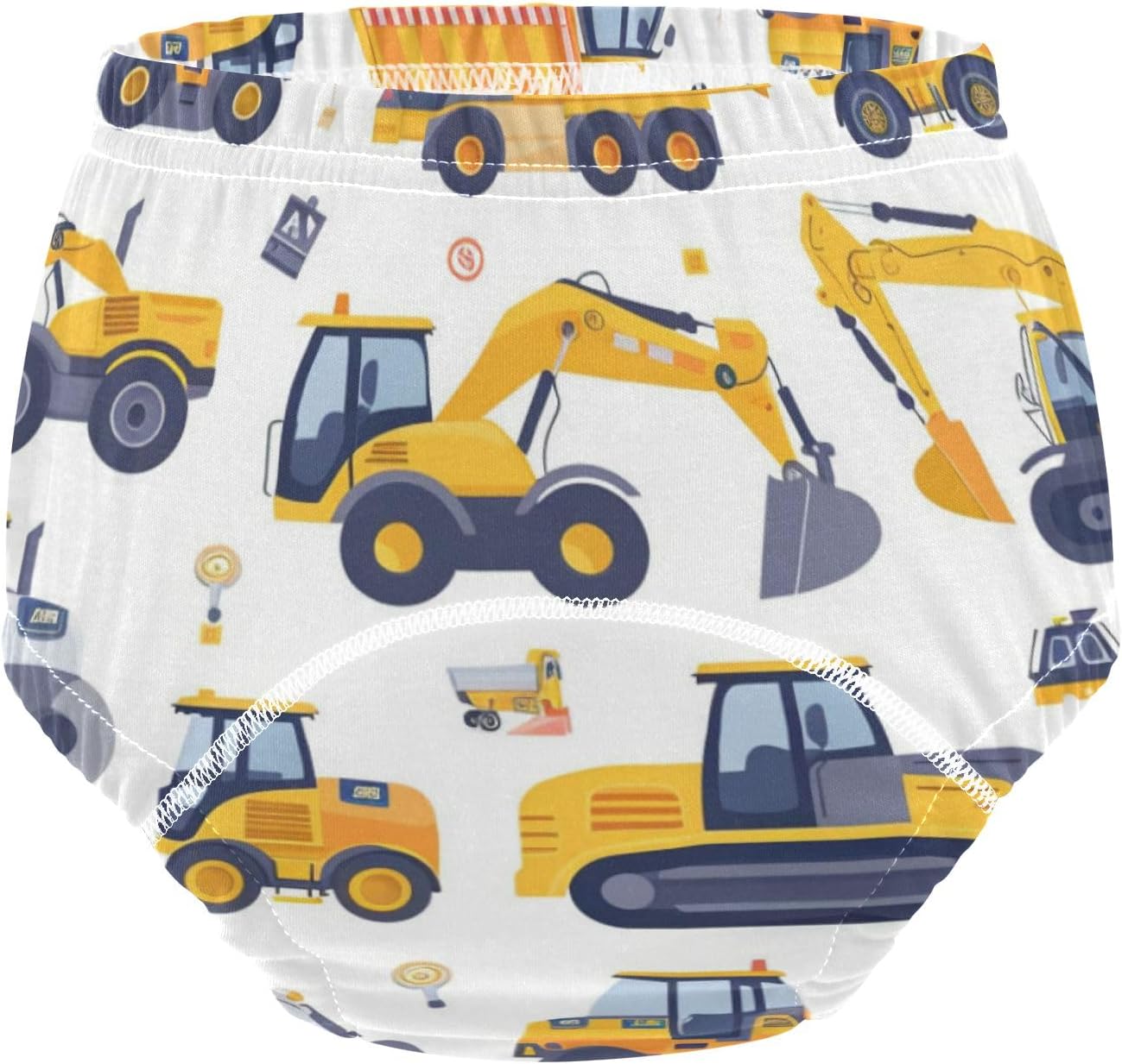 Bolaz Toddler Training Pants, Car Excavator Cotton Potty Training Underwear for Baby Boy Girl 3-Pack