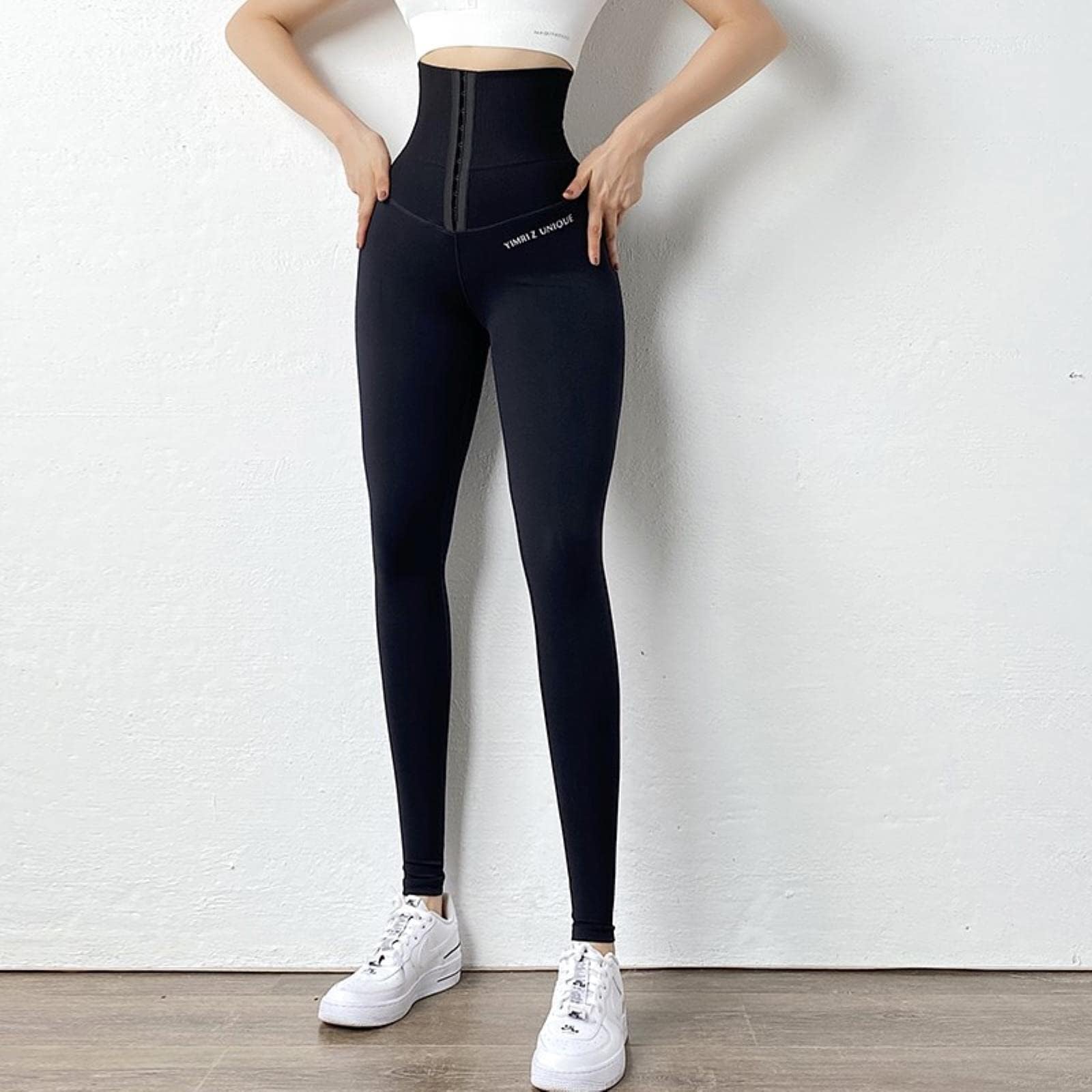 Shrink Bauch Hohe Taille Korsett Yoga Hosen Workout Legging Sport Frauen Fitness Gym Leggings Lauftraining Strumpfhosen Activewear