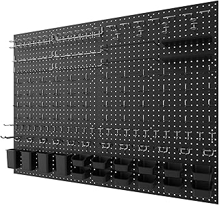 Metal Peg Board Kit with 1/4