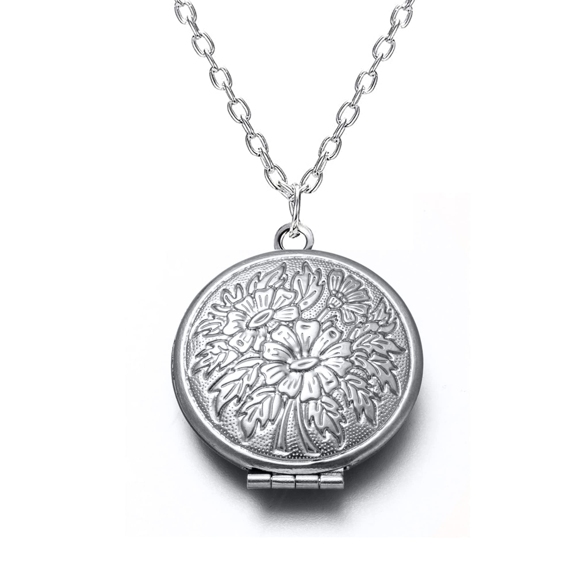 Via Mazzini No-Tarnish No-Rusting Never Fading Circular Memory Photo Locket Pendant with Chain for Women and Men (NK0861) (B07SHTMSFW) Amazon Price History, Amazon Price Tracker