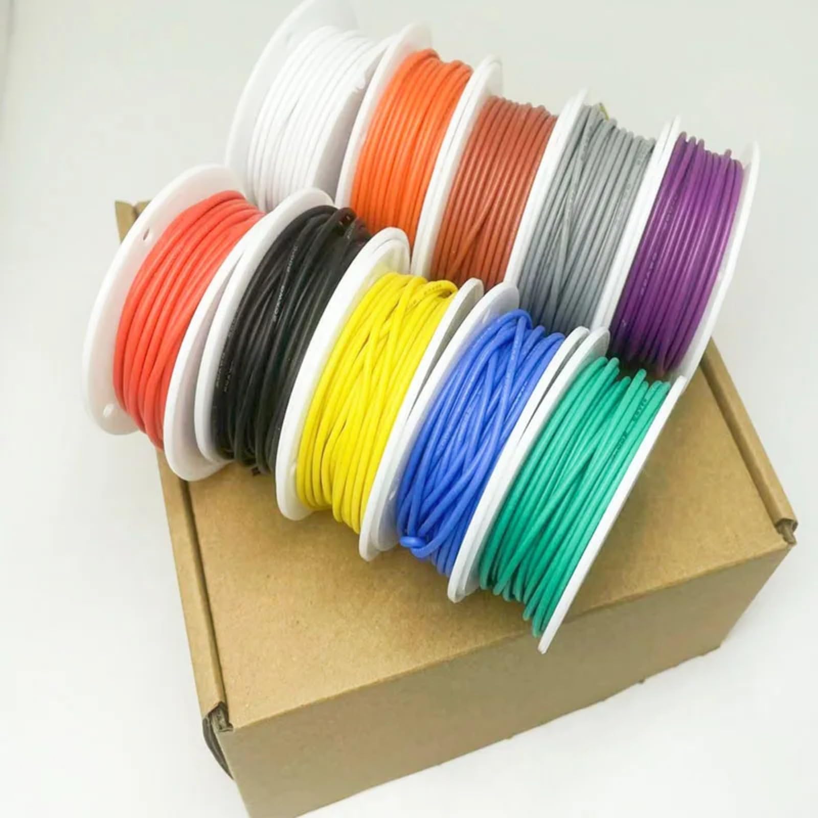16 17-28 30 alambre eléctrico 10 color conjunto de cable conexión múltiples hebras