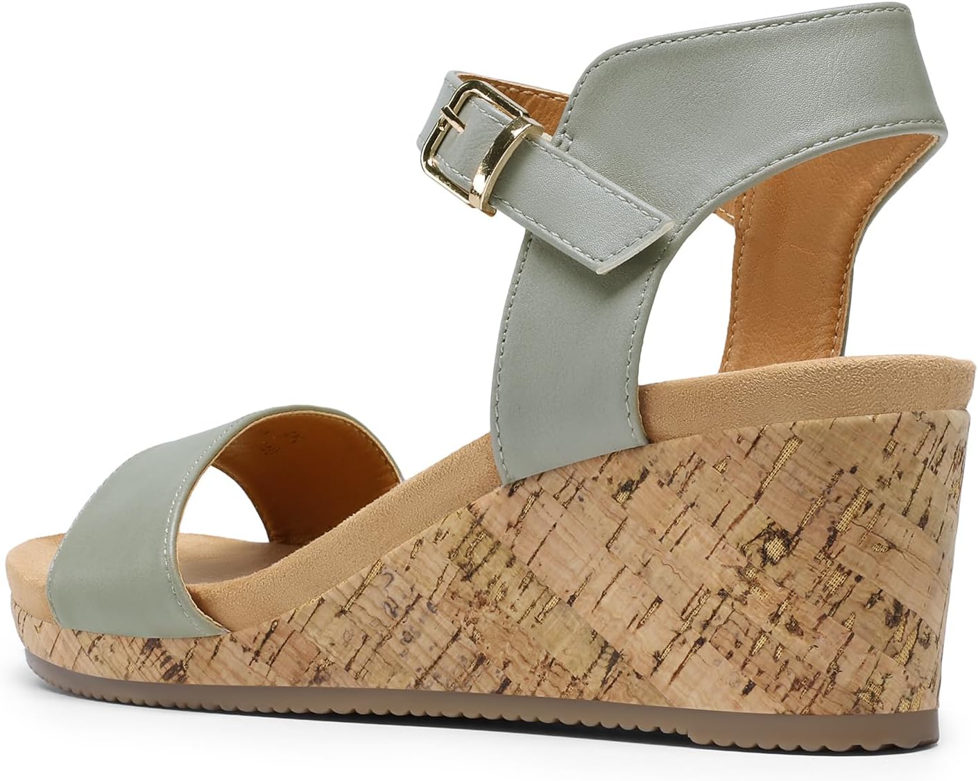 DREAM PAIRS Women's Open Toe Buckle Ankle Strap Platform Wedge Sandals for Women Summer Dressy Shoes | Women, Wedge, Platform, Open Toe, Ankle Strap, Buckle - Image 4