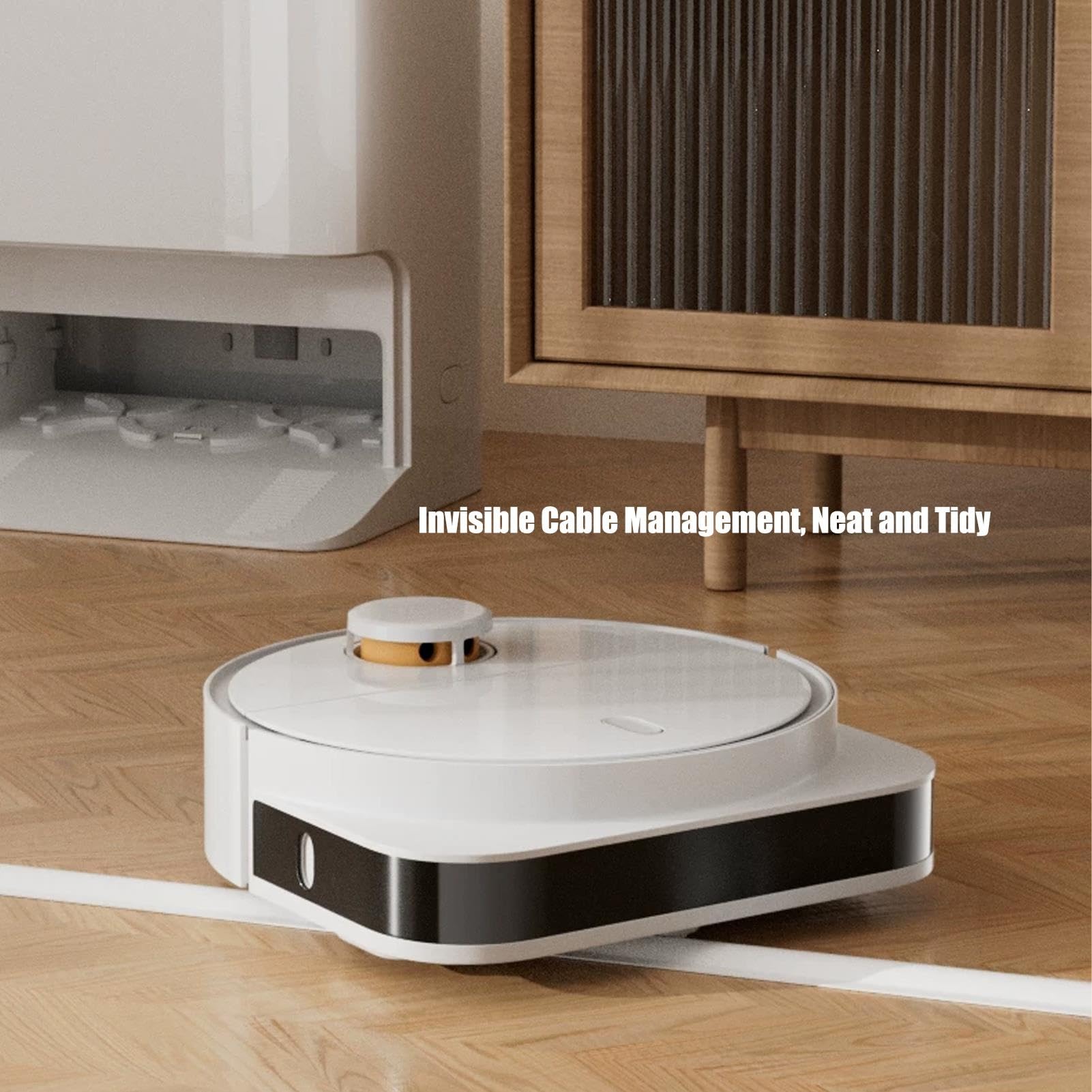 Passe Cable Sol Goulotte Passe Cable Flexible Autocollant pour Sol