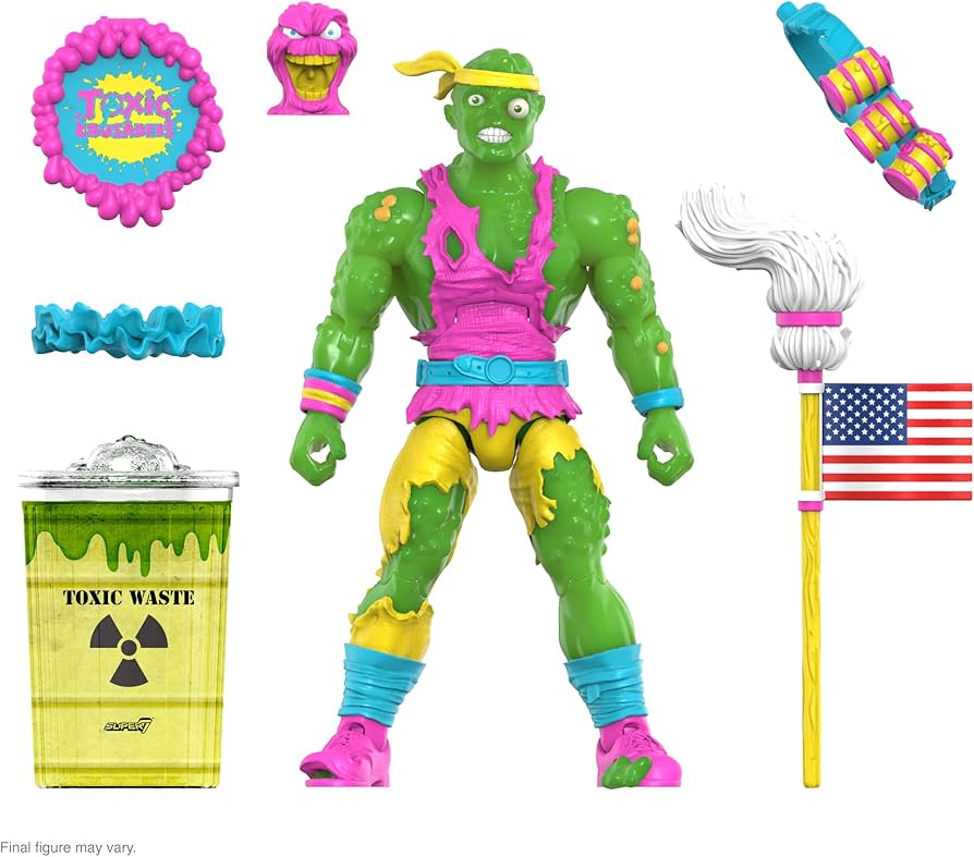 Amazon.com: Super7 ULTIMATES! Toxic Crusaders Toxie (Slime Glow
