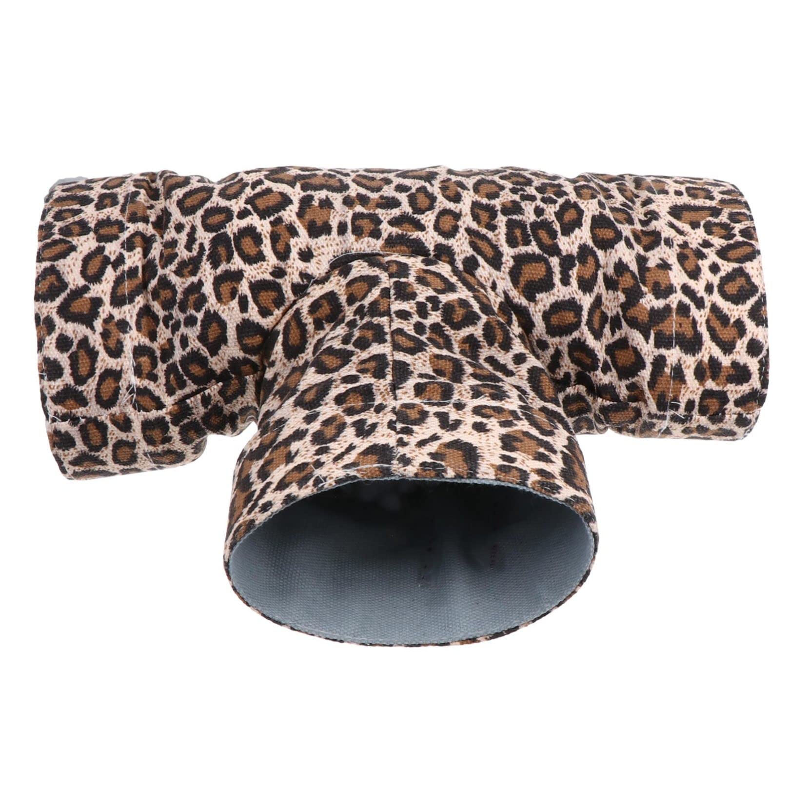 Mipcase Compact Hamster Tunnel Nest Folding Pet Tube Toy Sturdy Construction Attractive Pattern for Small Animals