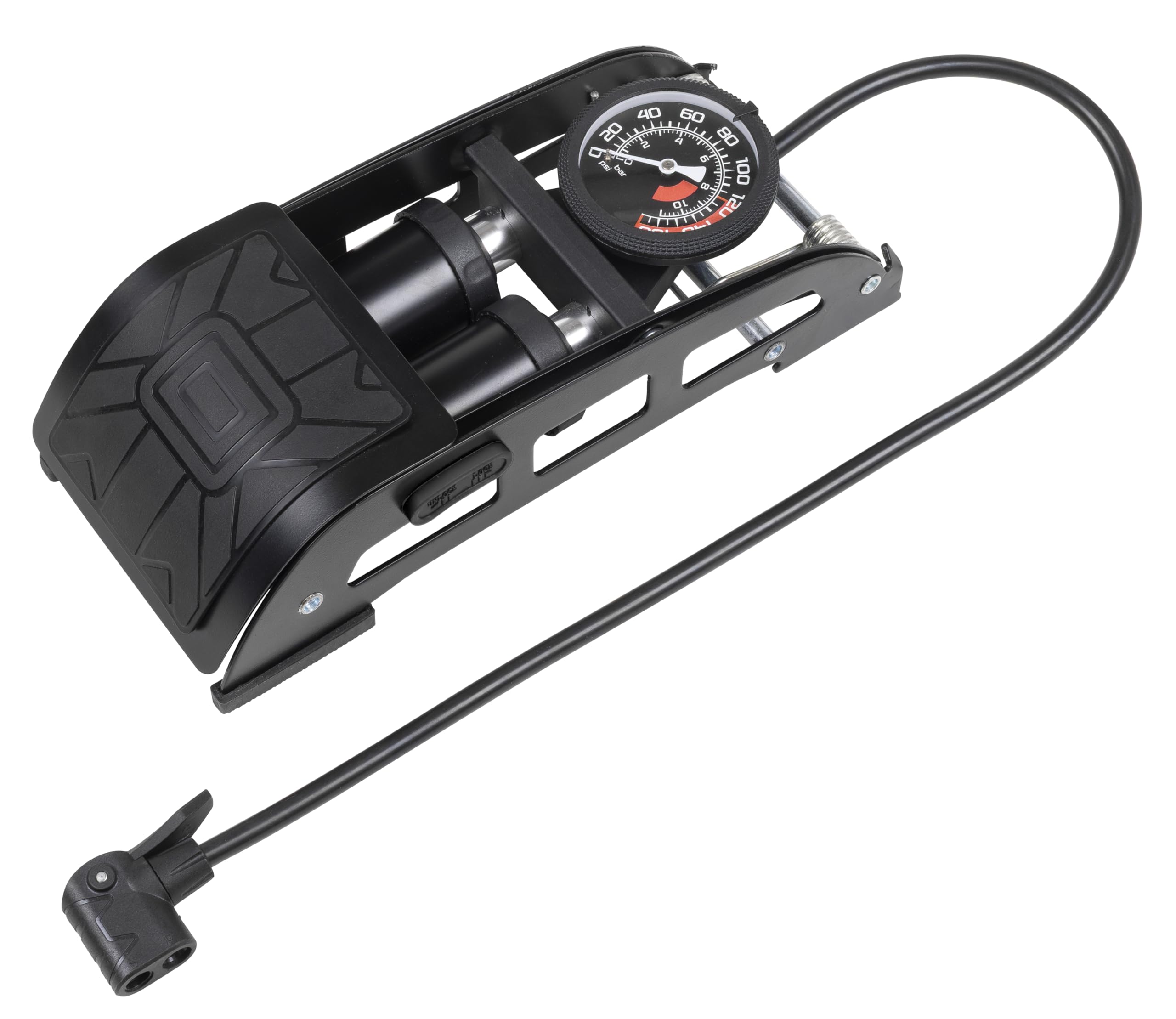 Sealey Fp6 Foot Pump Twin Barrel