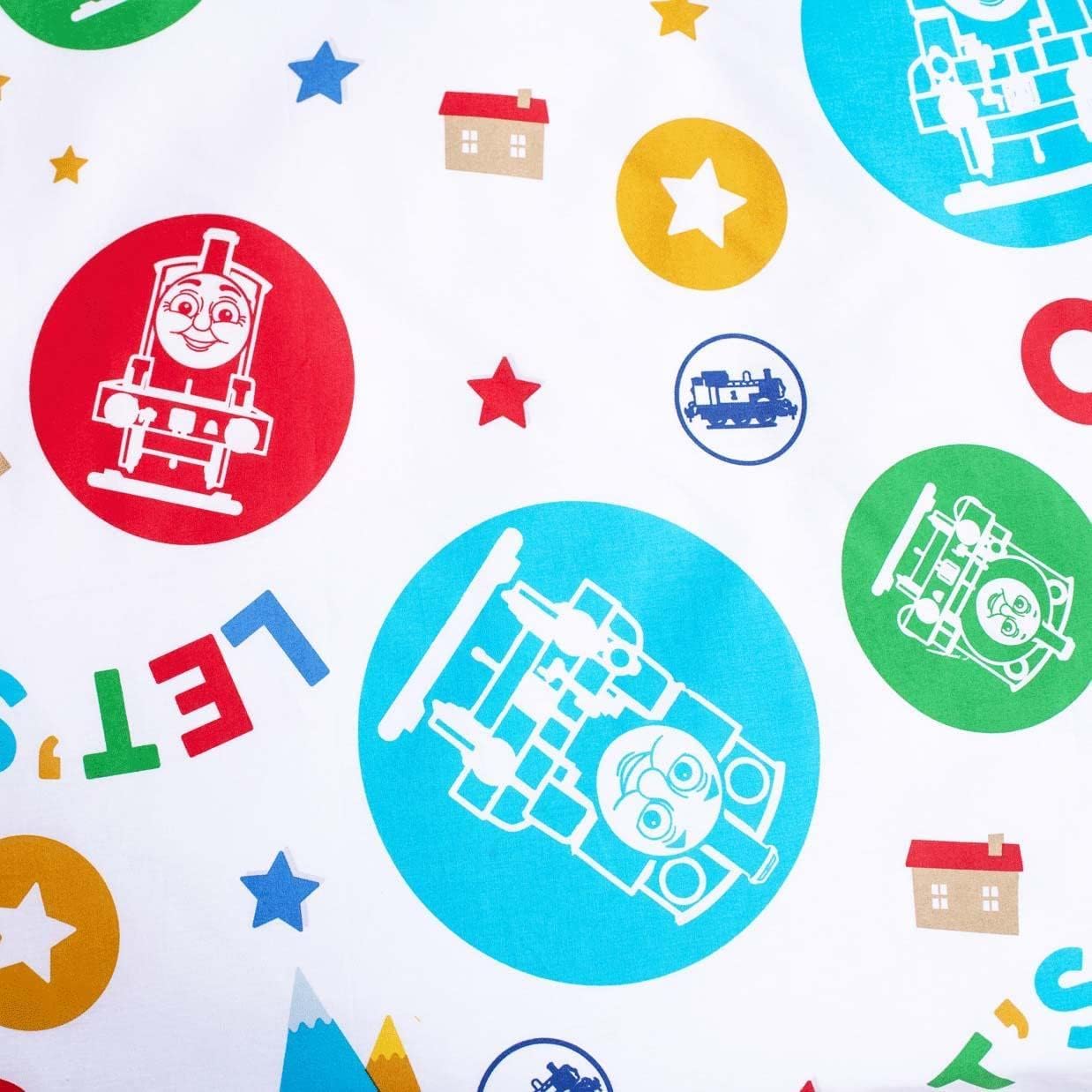 Jerry Fabrics Thomas und seine Freunde Bettwäsche Trail Bettdecke und Kissen Set | Jungen Kleinkind Bettwäsche-Sets | Aus 100% Baumwolle, Blau, 140 x 200 cm Kissenbezug 70 x 90 cm, 63022100