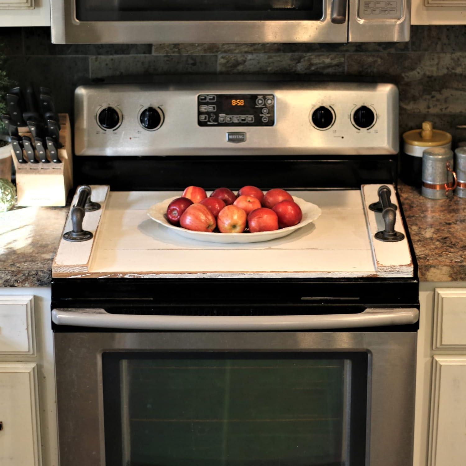 Stove Top Cover; Stove Top Tray; Noodle Board; Charcuterie Board; Cutting Board (Turquoise) One Size