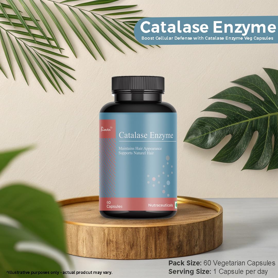 Catalase Enzyme 60 Veg Capsules | Antioxidant Enzyme Supplement for Hair Appearance & Cellular Protection | Daily Wellness Support — Amazon image 5