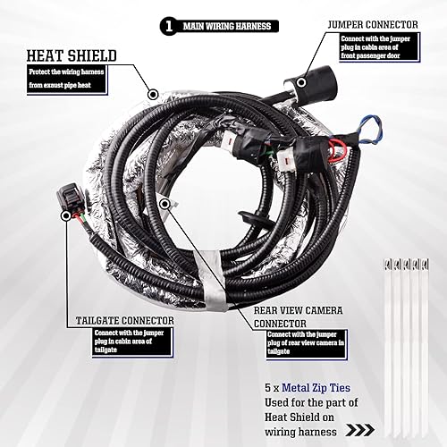 Miniatura 10 de Cerradura antirrobo para portón trasero compatible con Toyota Tacoma 2016-2023 Cerradura de puerta trasera con llaves hechas de aleación de zinc