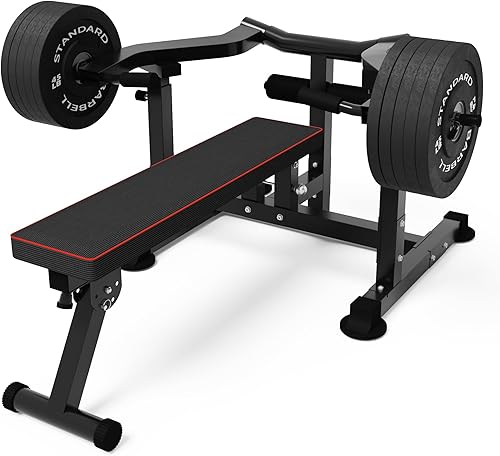 Outdoor Basic Máquina de prensa de pecho ajustable con brazos convergentes independientes, banco de pesas planoinclinado para gimnasio en casa,