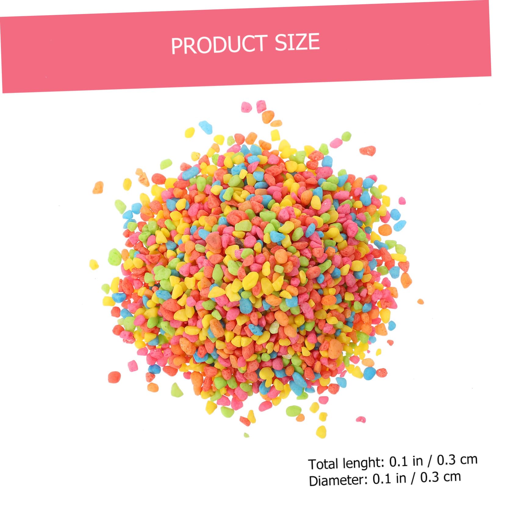 Totority DIY Fish Tank Ornaments Decorative Rocks Large Pebbles Aquarium Decorative Stones Safe for Fresh/Salt Water