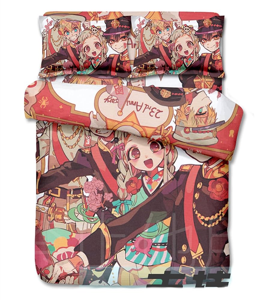 Amazon.co.jp: yuanqing 地縛少年花子くん 布団カバー シーツ 4