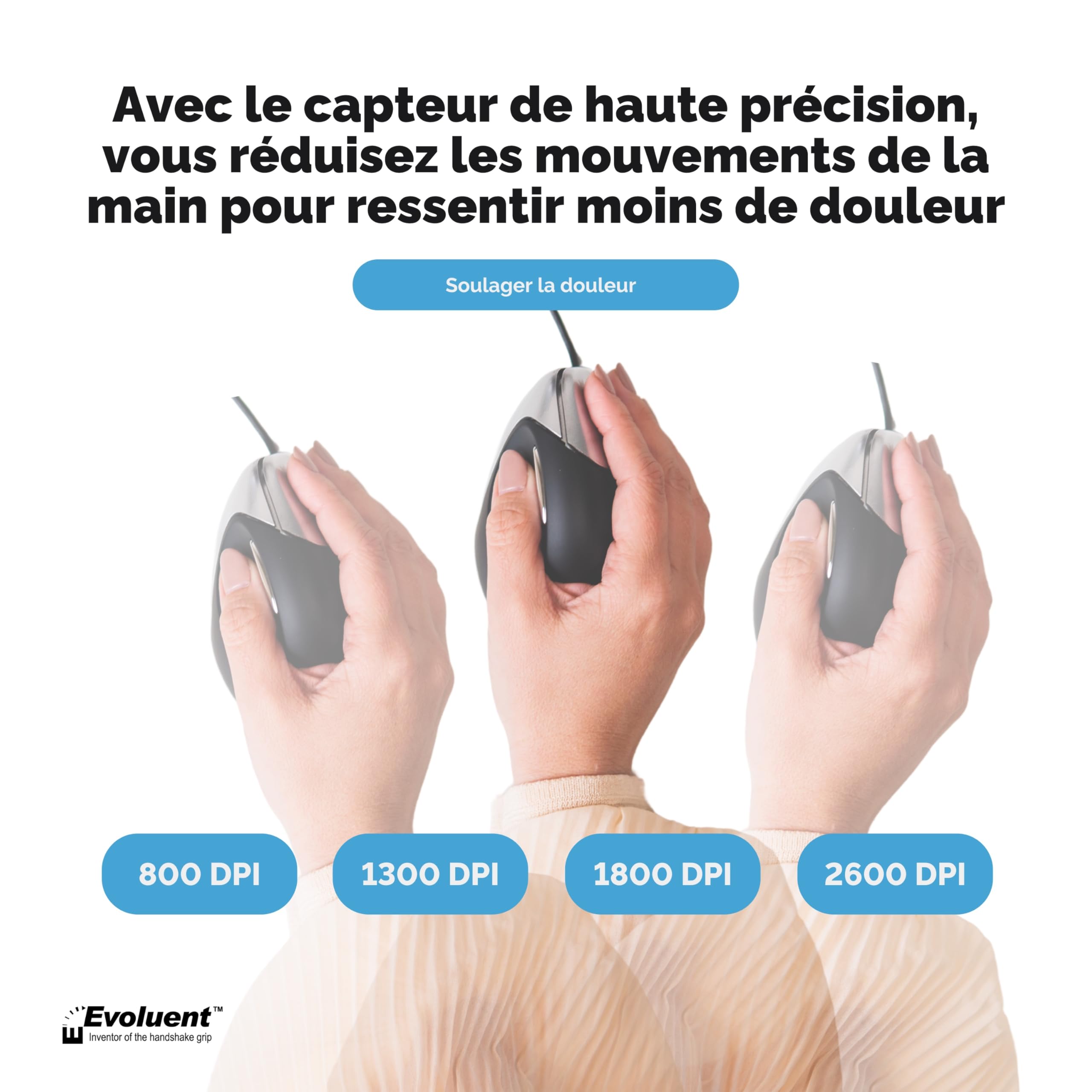 Evoluent VerticalMouse3 droitiers