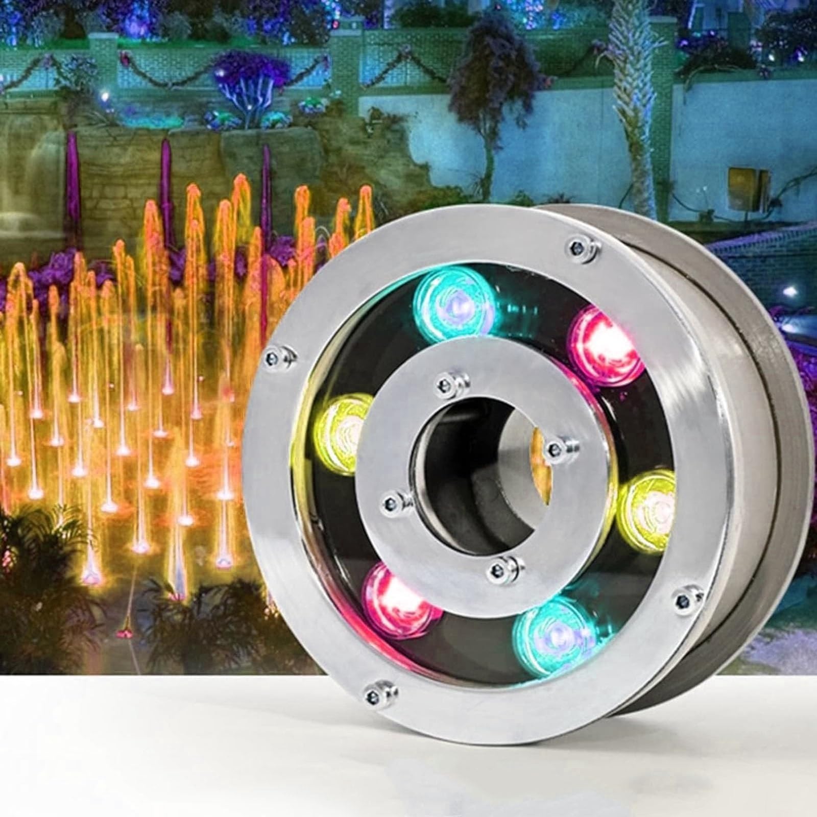 Projecteurs de Paysage à LED Submersibles IP68 et Luminaire de Fontaine Premium