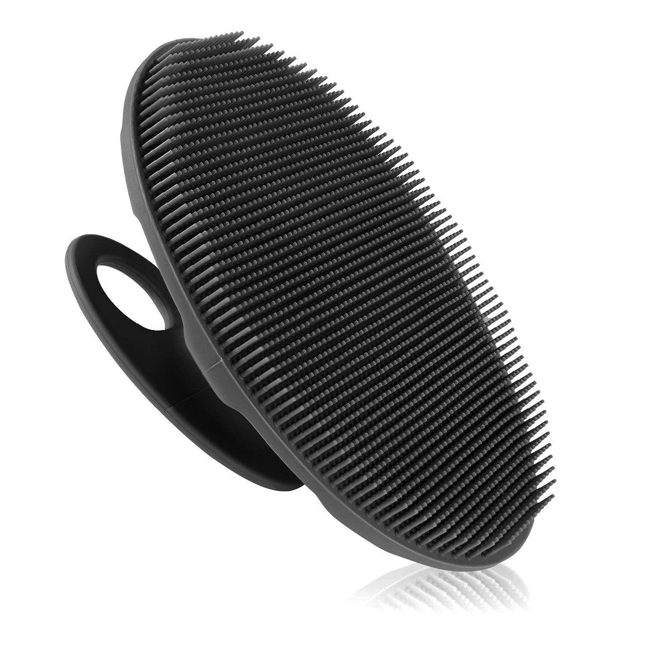Silicone Bath Body Scrubber Brush with Hand Grip – Soft Exfoliating Massage Brush for Shower & Bath | Gentle Skin Exfoliator for Men & Women | Quick-Dry, Easy to Clean, BPA-Free Silicone Body Brush.-image-9