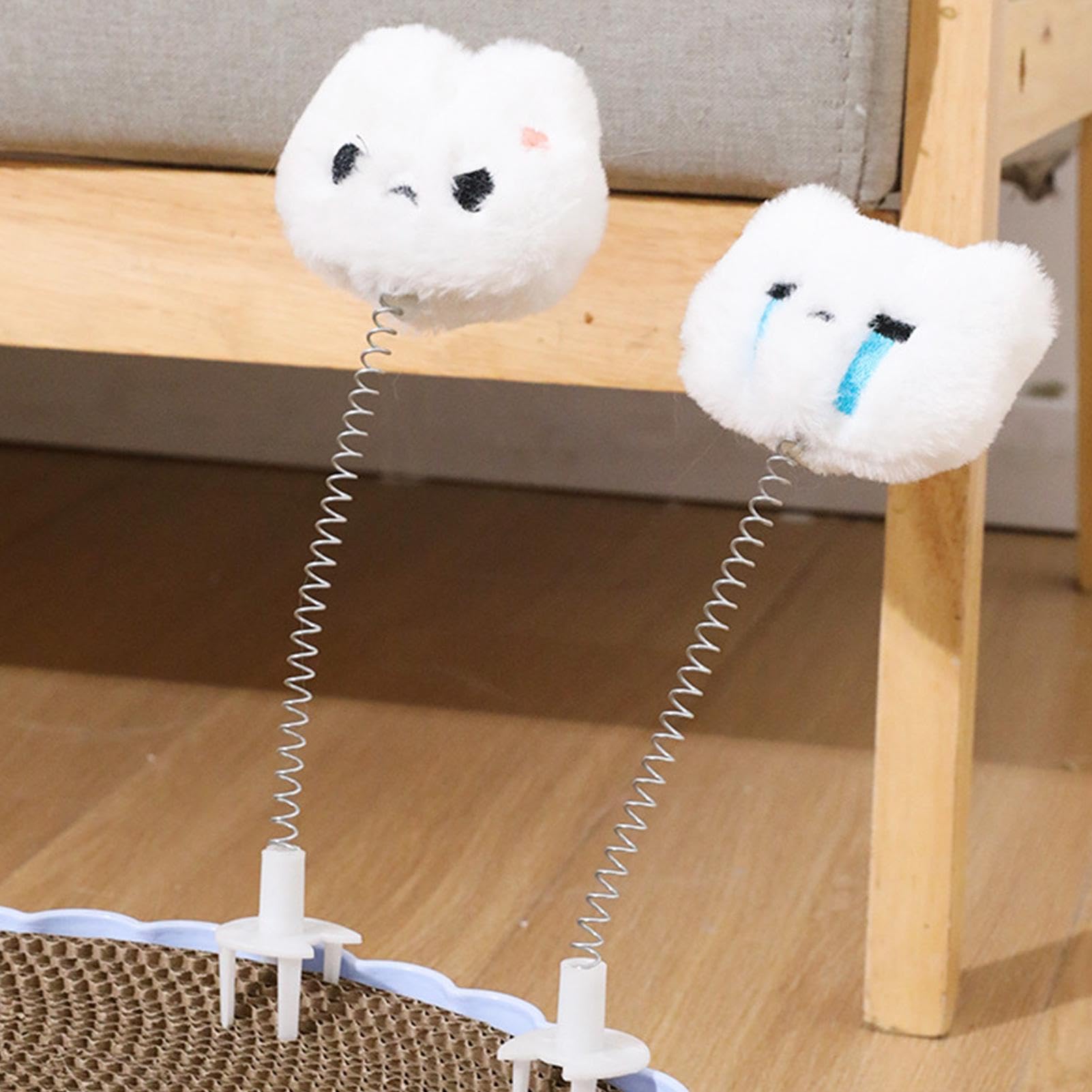 de burlas de gato | Diseño enchufable con cabeza de felpa para gatos, juguete de interior para amigos, familiares, colegas, dueños de gatos | juguete de interior para amigos, familiares, colegas, dueños de gatos