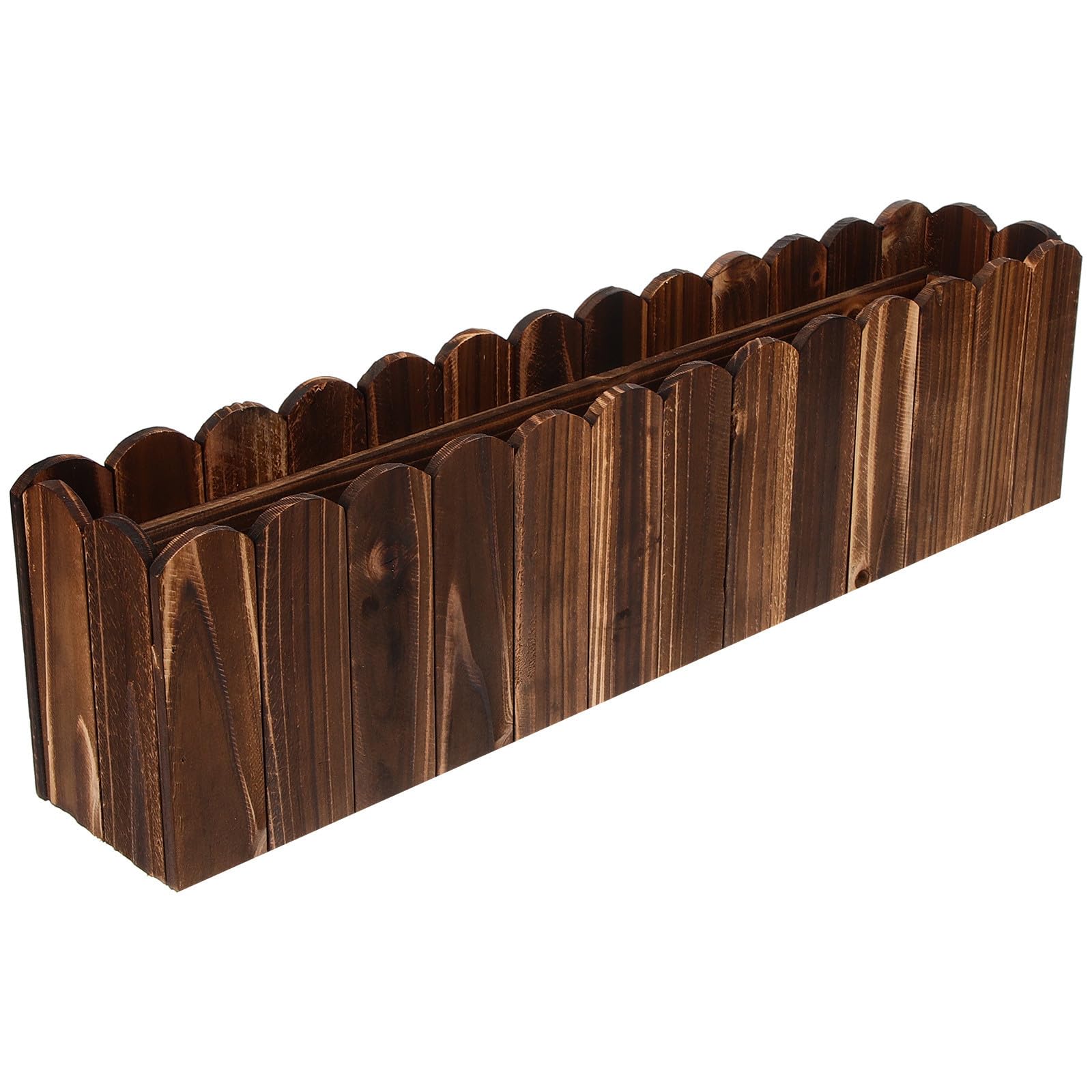 Jardinera exterior de madera que evita deformaciones por humedad