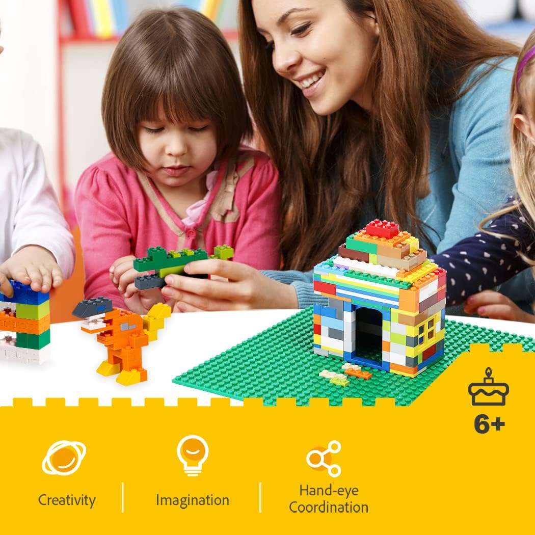 Conjunto de ladrillos de construcci n cl sicos 500 piezas bloques b sicos  de construcci n stem creativo compatible con todas las marcas principales 