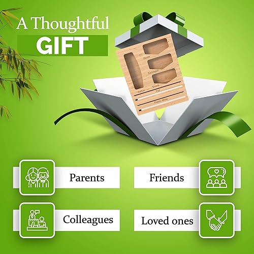 Miniatura 6 de Organizador de cajones de bambú para bolsas Ziplock, organizador de papel de aluminio y plástico, bolsa de preparación de comidas para paquete de