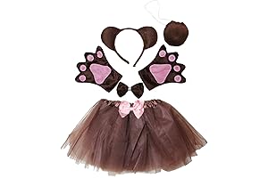 Animal Costume for Kids Black White Panda Tiger Monkey Bear Sheep Tutu...