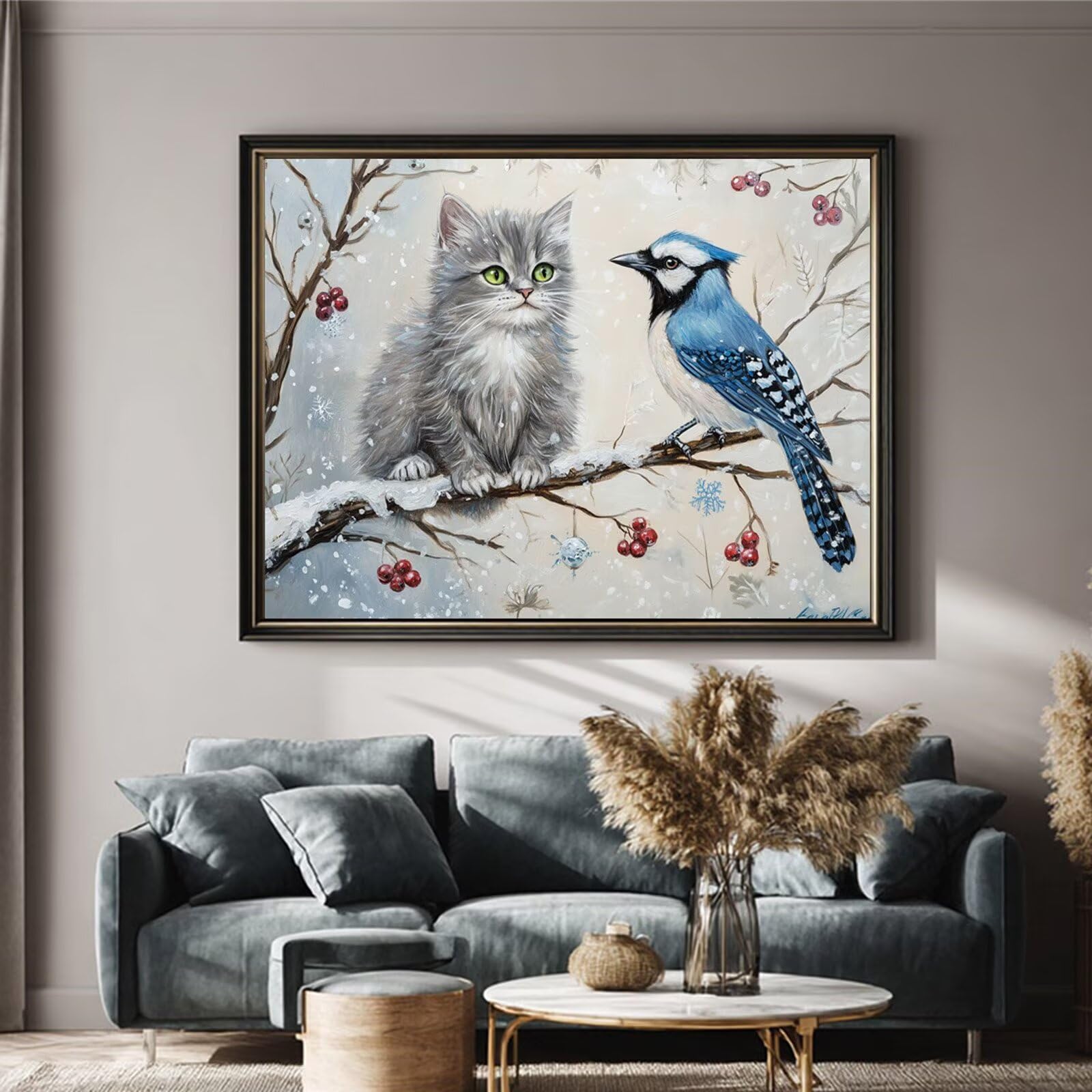 Diamentowa sztuka kot diamentowy obraz ptaki kryształowe zestawy artystyczne dla dorosłych, DIY, 5D, pełne wiercenie, haft krzyżykowy, sztuka, rękodzieło, zestaw do haftowania dla dzieci, dekoracja
