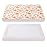 TILLYOU Pack and Play Sheet - Soft Quilted Crib Cover Pad, Toddlers Mattress Protector with 1\'\'-3\'\' Deep Pocket, Thick Play Yard Playpen Sheets, Crib Mattress Pad, 39x27, Orange Flavour