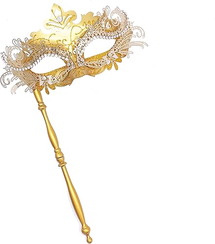 Máscara veneciana para mujeres y hombres, para fiesta de disfraces, baile de graduación, Halloween, Mardi Gras
