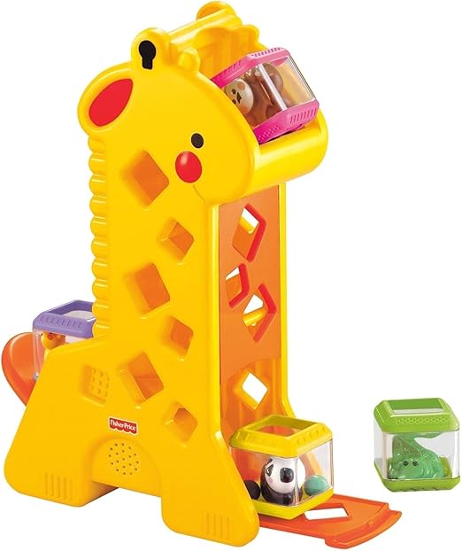 Brinquedo para Bebês Girafa com Blocos
