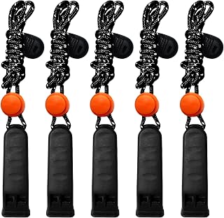 Emergency Loud Emergency Survival Whistles 5 Pack