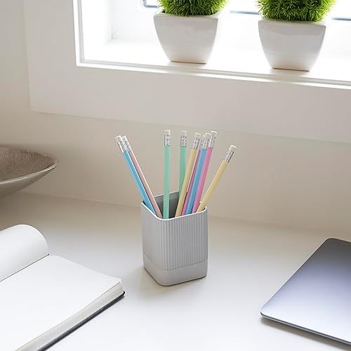 Miniatura 8 de Soporte estético para bolígrafo para tu escritorio, el moderno y perfecto soporte para lápices de concreto organiza fácilmente todos los bolígrafos