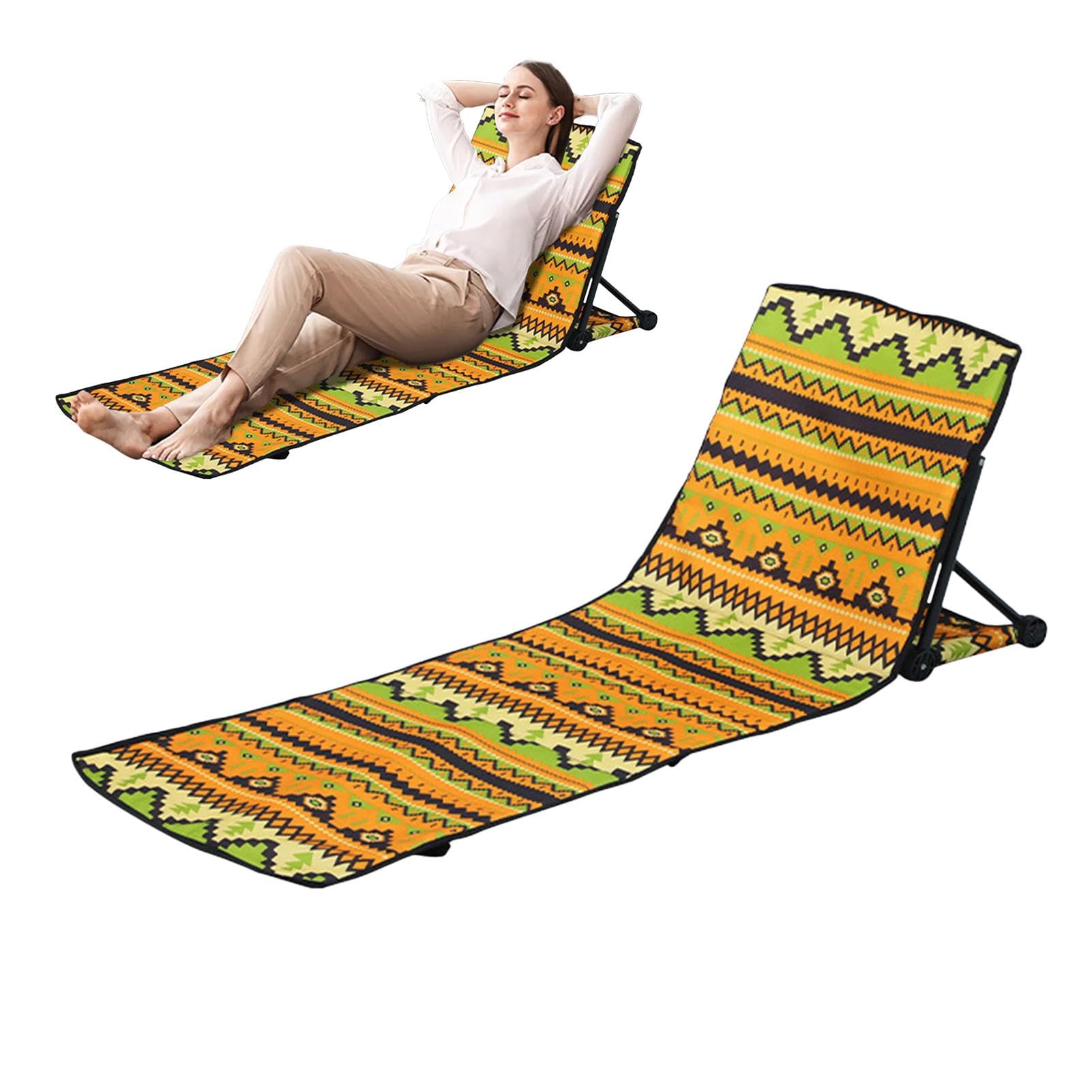 Chaise de pique-nique respirante et inclinable pour pelouse et jardin